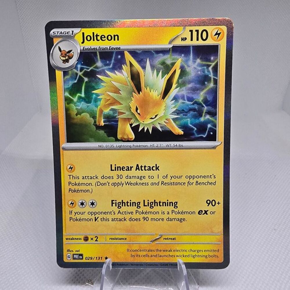 Jolteon 29 pokemon prismatic evolutions